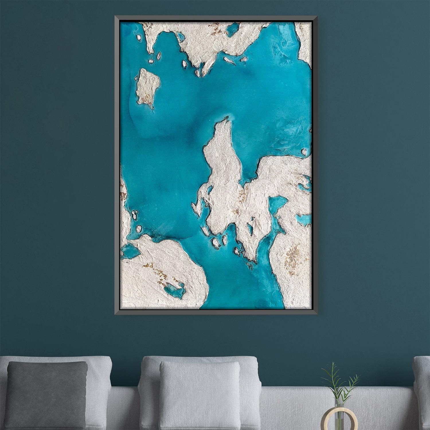 Great Barrier Reef Canvas Art Clock Canvas