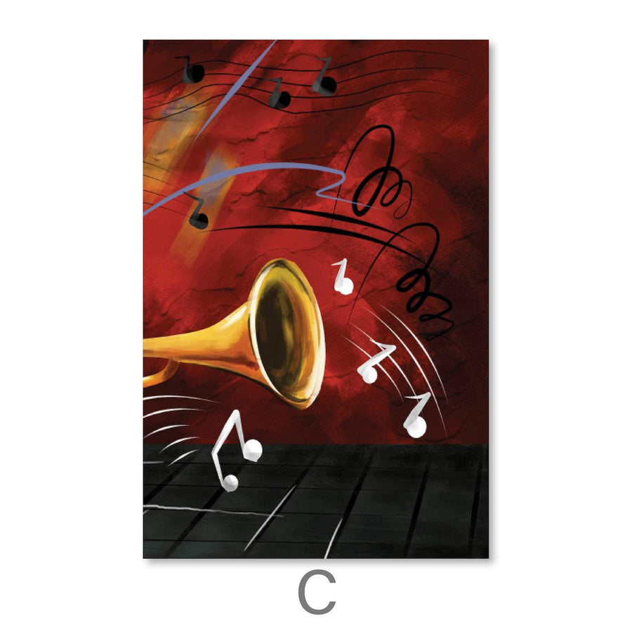 Groovy Sounds Canvas Art Clock Canvas