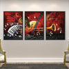 Groovy Sounds Canvas Art Clock Canvas