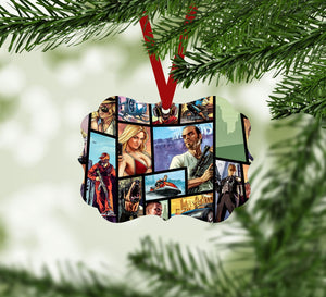 GTA5 Ornament Christmas Ornament Victorian 10.8 x 8cm Clock Canvas