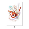 Gymnast Dancers Canvas Art A / 30 x 45cm / Unframed Canvas Print Clock Canvas