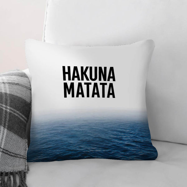 Hakuna Matata Cushion Cushion 45 x 45cm Clock Canvas