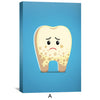 Happy Teeth Canvas Art Clock Canvas