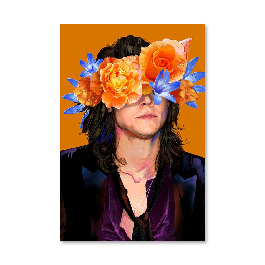 Harry Flowers Canvas Art Clock Canvas