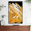 Harvest Strokes Canvas Art Clock Canvas