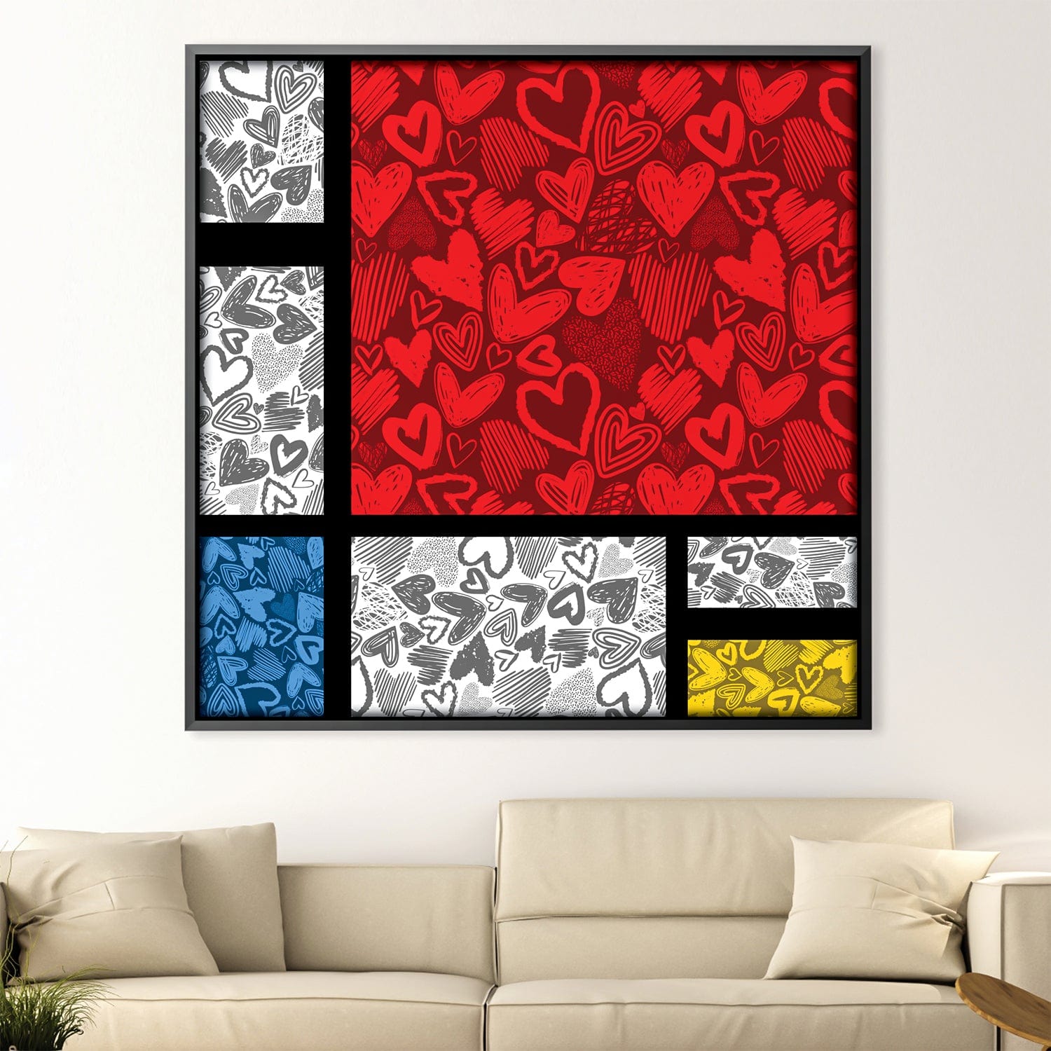 Heart Composition Canvas product thumbnail