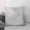 Heels In The Air B Cushion Cushion 45 x 45cm Clock Canvas