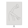 Heels In The Air Canvas Art A / 30 x 45cm / Unframed Canvas Print Clock Canvas