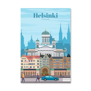 Helsinki Canvas - Studio 324 Art Clock Canvas