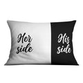 Her Side Cushion Cushion 48 x 33cm Clock Canvas