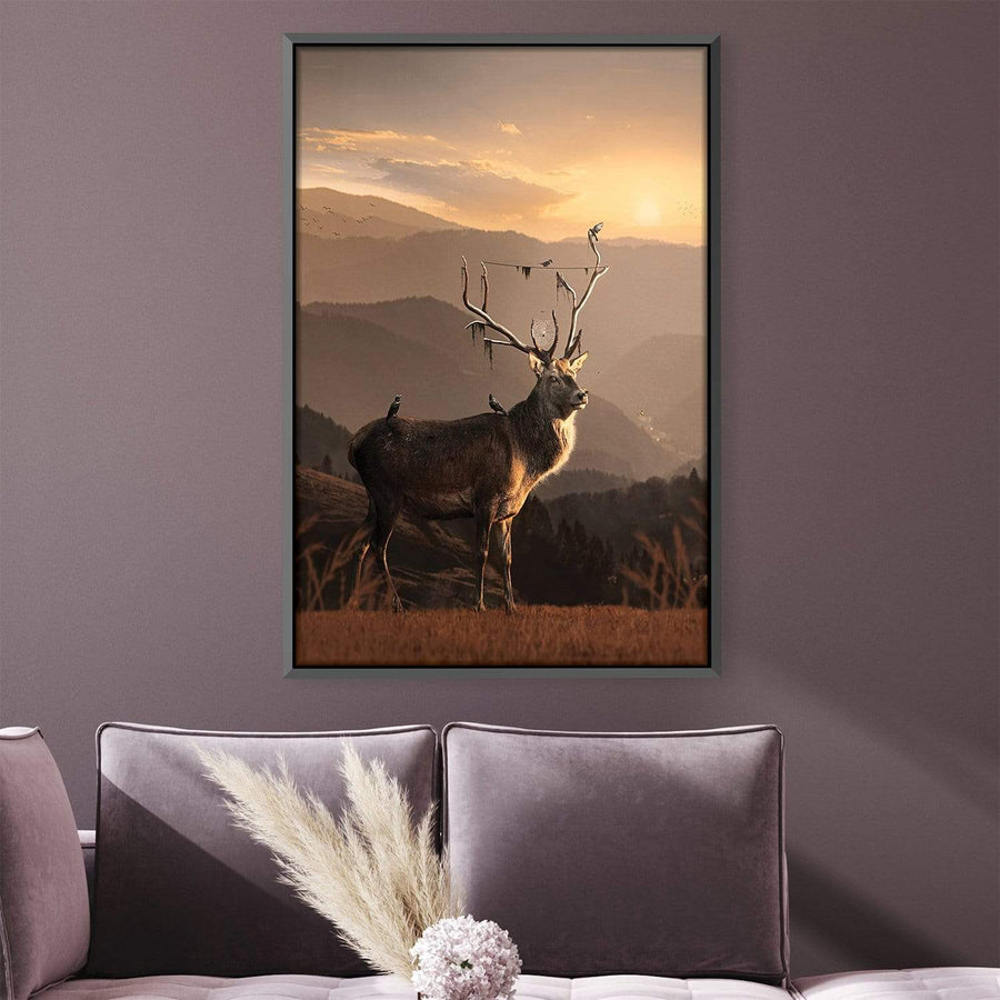 Hersh Canvas Art Clock Canvas