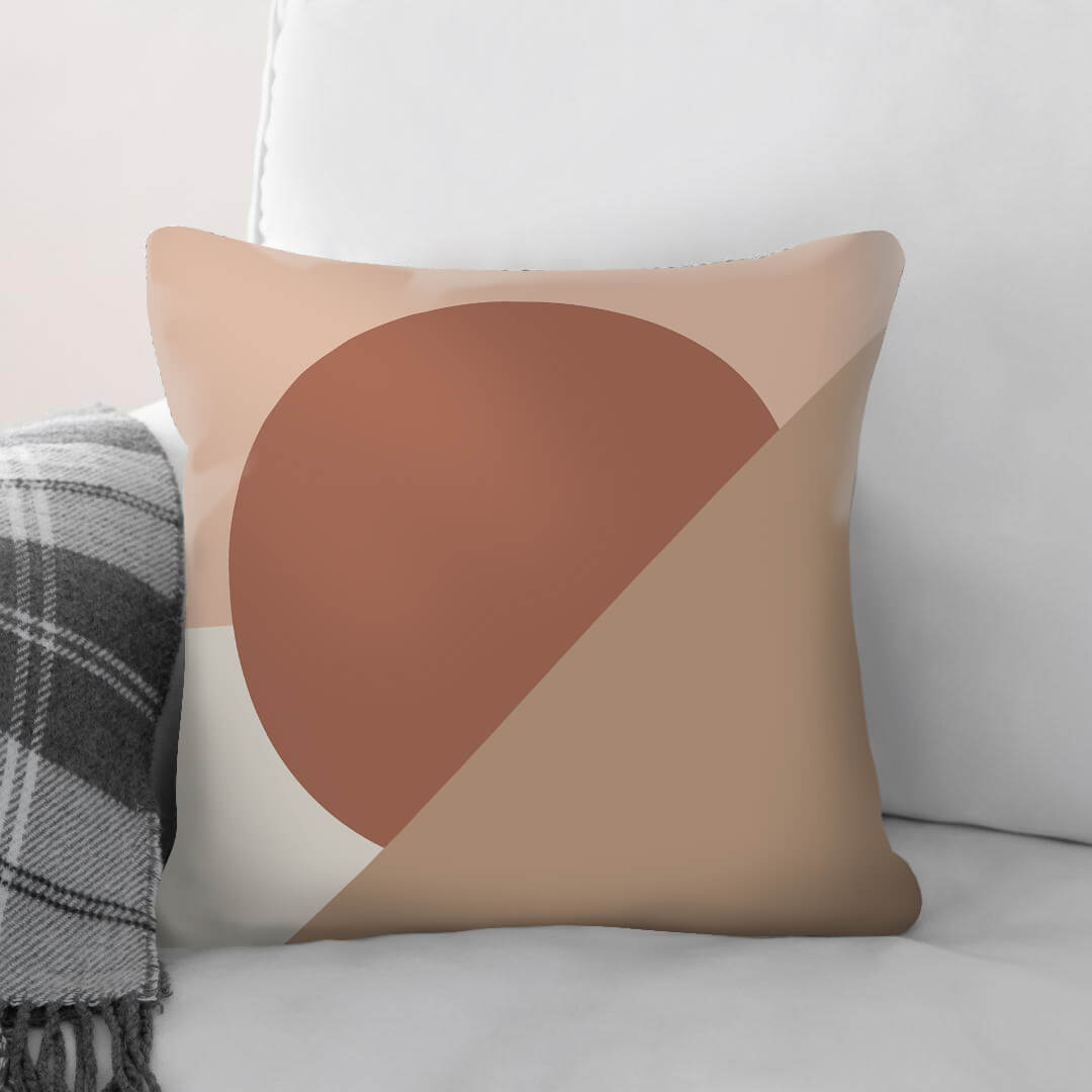 Hidden Shapes C Cushion Cushion 45 x 45cm Clock Canvas