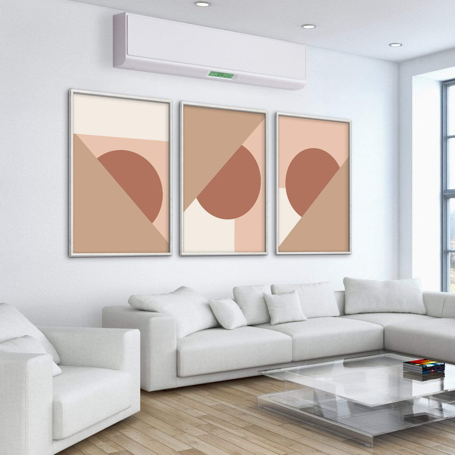 Hidden Shapes Canvas Art Clock Canvas