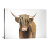 Highland Cattle Canvas Art Clock Canvas