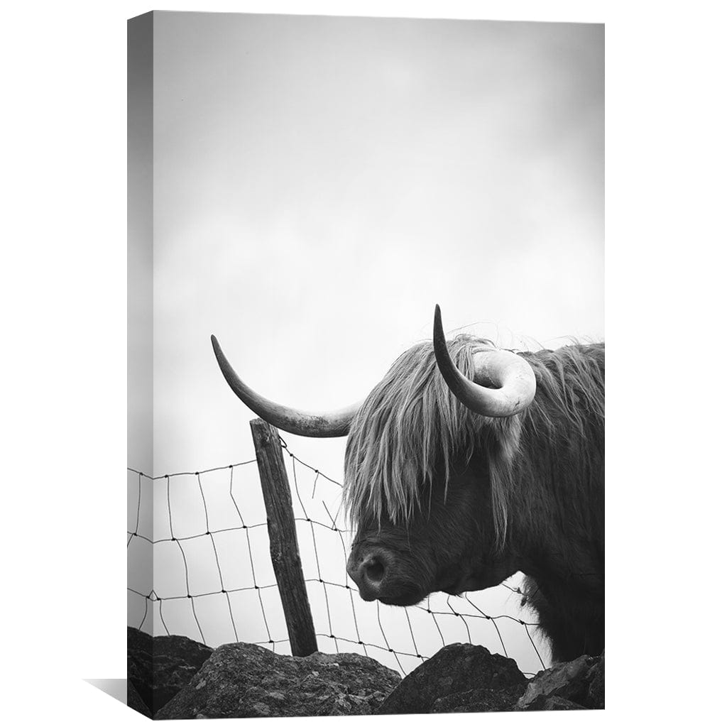 Highland Crossing Canvas Art Clock Canvas