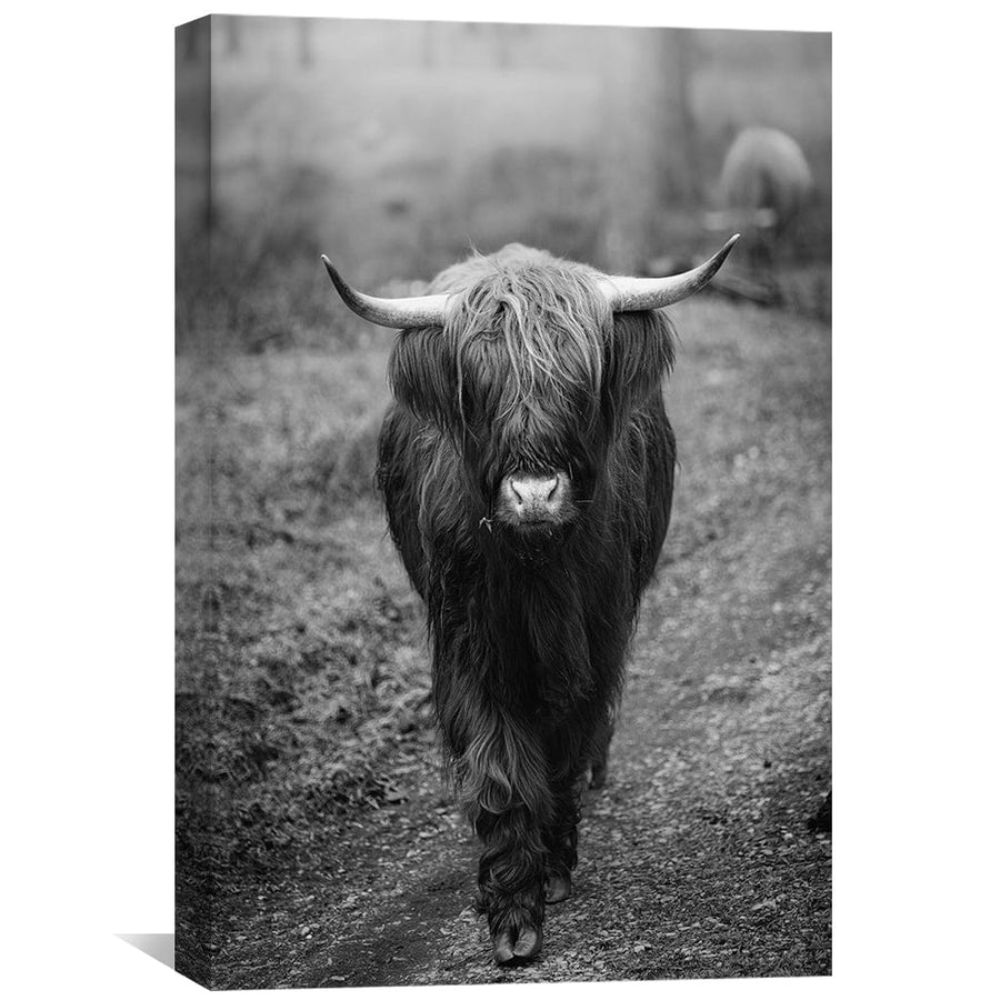 Highland Symmetry Canvas Art Clock Canvas