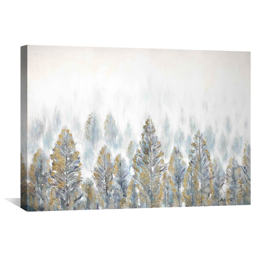 Hint of Gold Forest Oil Painting product thumbnail