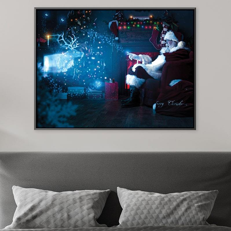 Holidays Canvas Art Clock Canvas