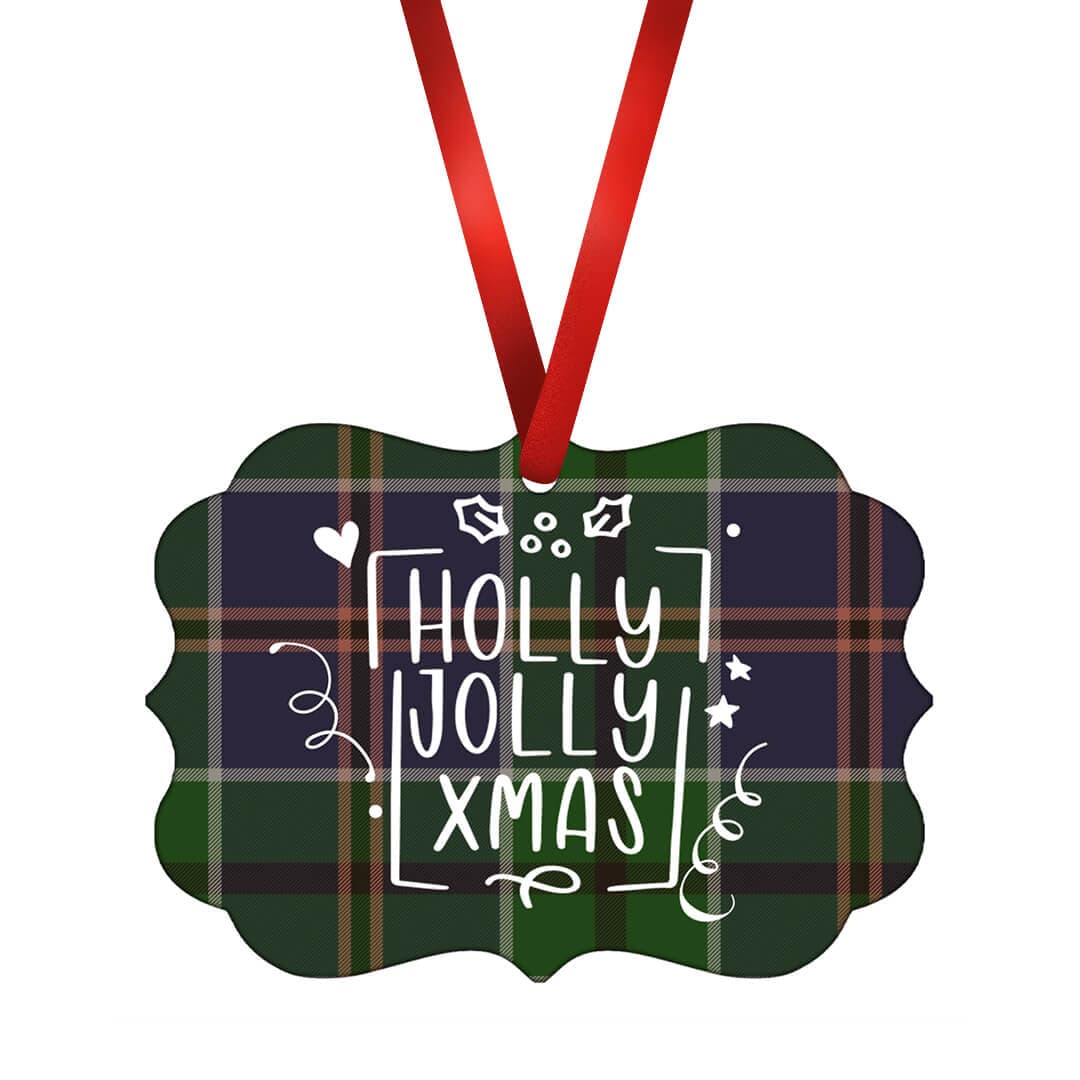 Holly Jolly Xmas Ornament product thumbnail