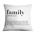 Home Family Love B Cushion Cushion Cushion Square Clock Canvas