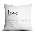 Home Family Love C Cushion Cushion 45 x 45cm Clock Canvas