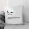 Home Family Love C Cushion Cushion 45 x 45cm Clock Canvas