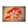Hong Kong Canvas Art Clock Canvas