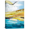 Horizon Story Oil Painting Oil Clock Canvas