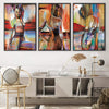Horizon Woman Canvas Art Clock Canvas