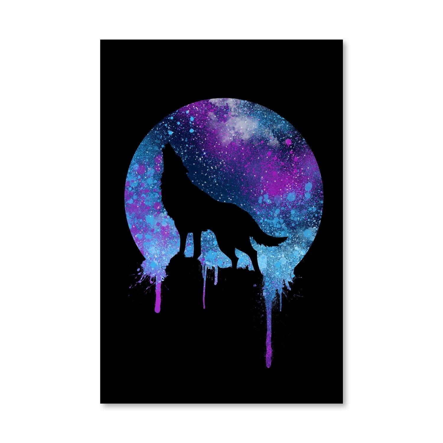 Howling Skies Canvas Art Clock Canvas