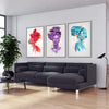 Hue Moods Canvas Art Clock Canvas