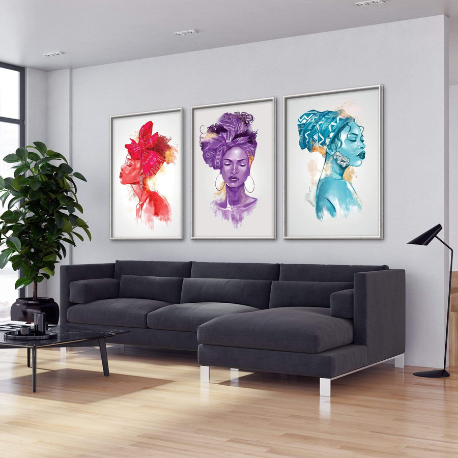 Hue Moods Canvas Art Clock Canvas