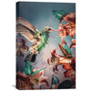 Hummingbirds Canvas Art Clock Canvas