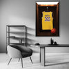 Hustle Jersey Clock Canvas