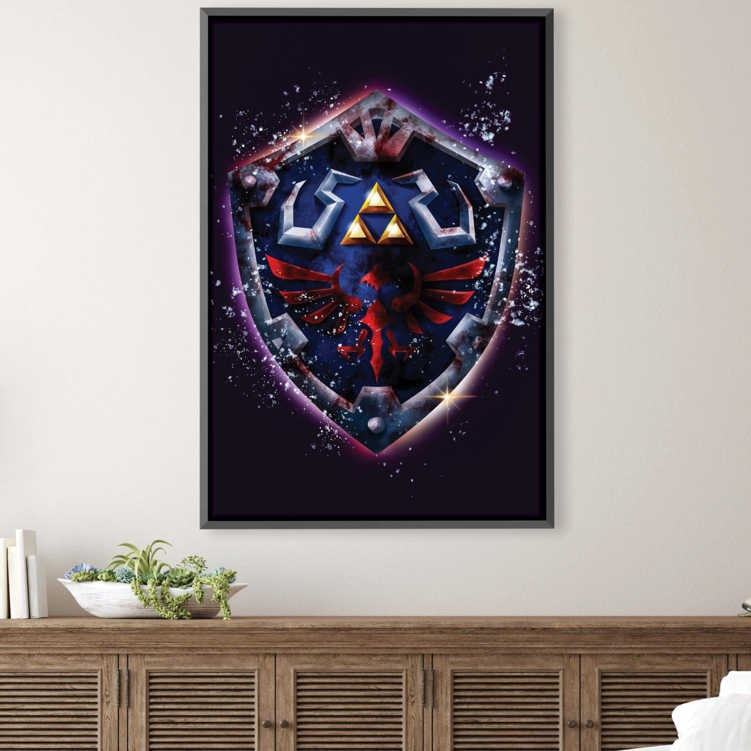 Hylian Shield Canvas ClockCanvas