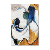 Hypnotic Color Oil Painting Oil Clock Canvas