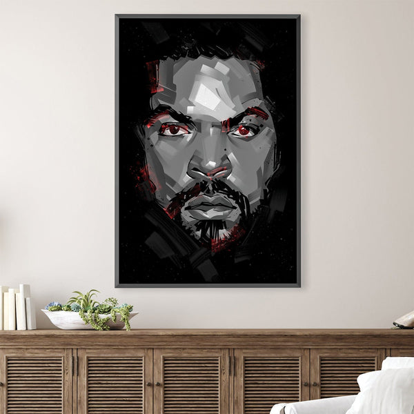 Ice Cube 1 Canvas Art Clock Canvas