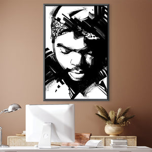 Ice Cube 2 Canvas Art Clock Canvas