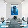 Iceberg of Success Clock Canvas