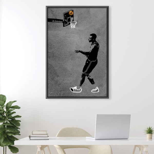 Iconic Curry Canvas Art Clock Canvas