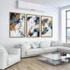 Icy Symphony Canvas Art Clock Canvas