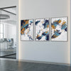 Icy Symphony Canvas Art Clock Canvas