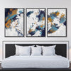 Icy Symphony Canvas Art Clock Canvas
