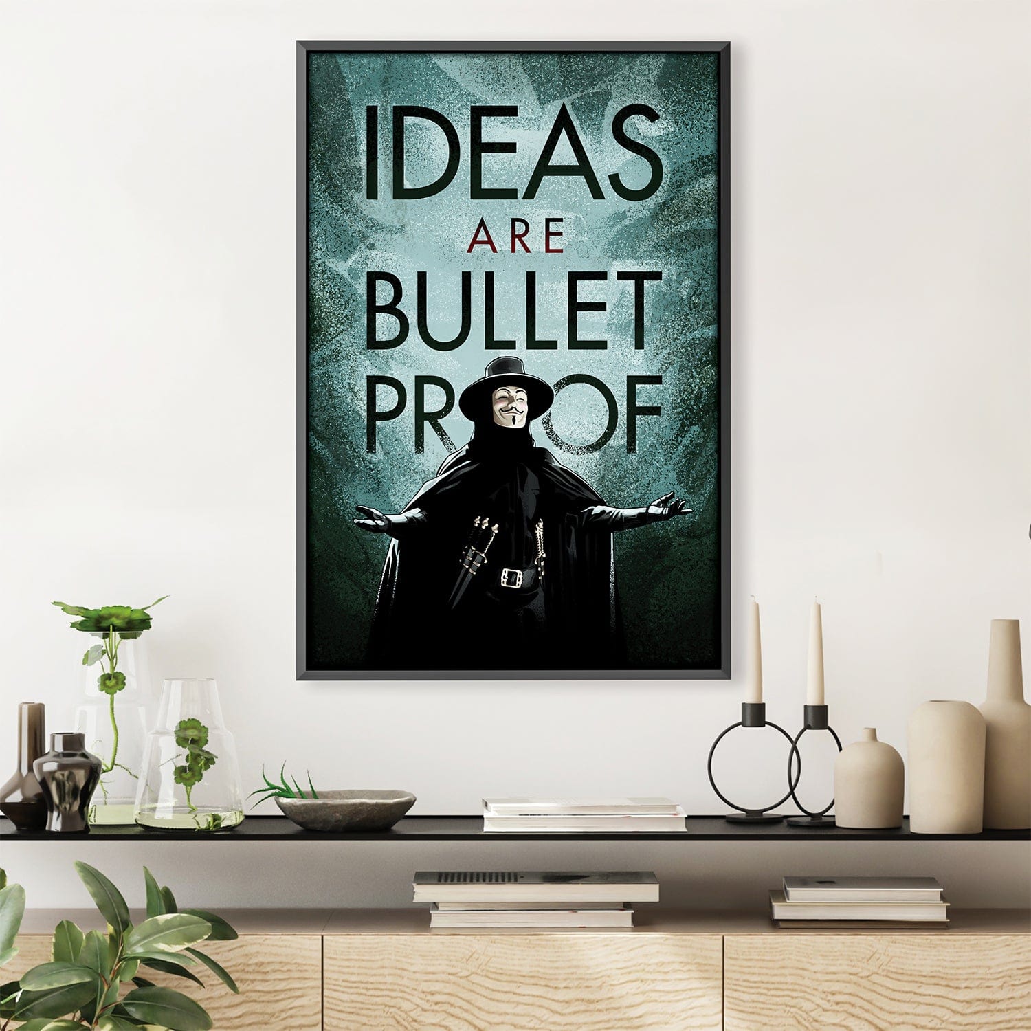 Ideas are Bullet Proof Canvas product thumbnail