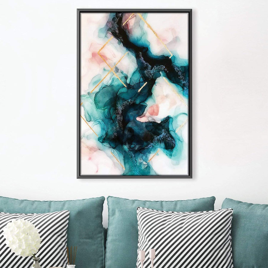 Illumination Canvas Art Clock Canvas