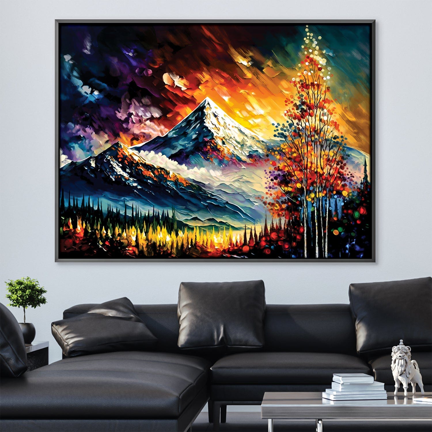 Impressionist Mountains Canvas product thumbnail