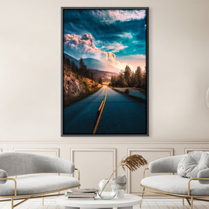 In The End Canvas Art 30 x 45cm / Unframed Canvas Print Clock Canvas