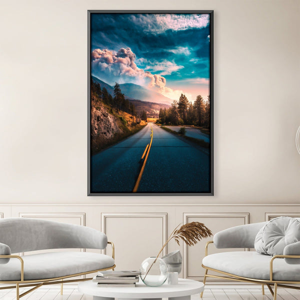 In The End Canvas Art 30 x 45cm / Unframed Canvas Print Clock Canvas