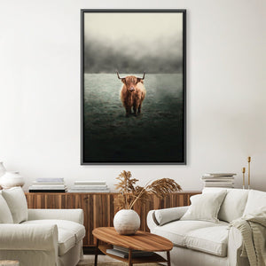 In the Field Canvas Art 30 x 45cm / Unframed Canvas Print Clock Canvas