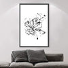 Ink Splash Canvas Art Clock Canvas